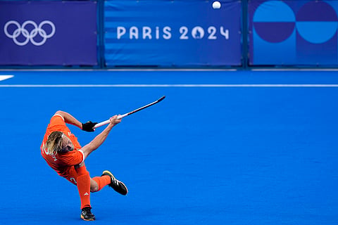 Men's gold medal hockey match between Germany and Netherlands